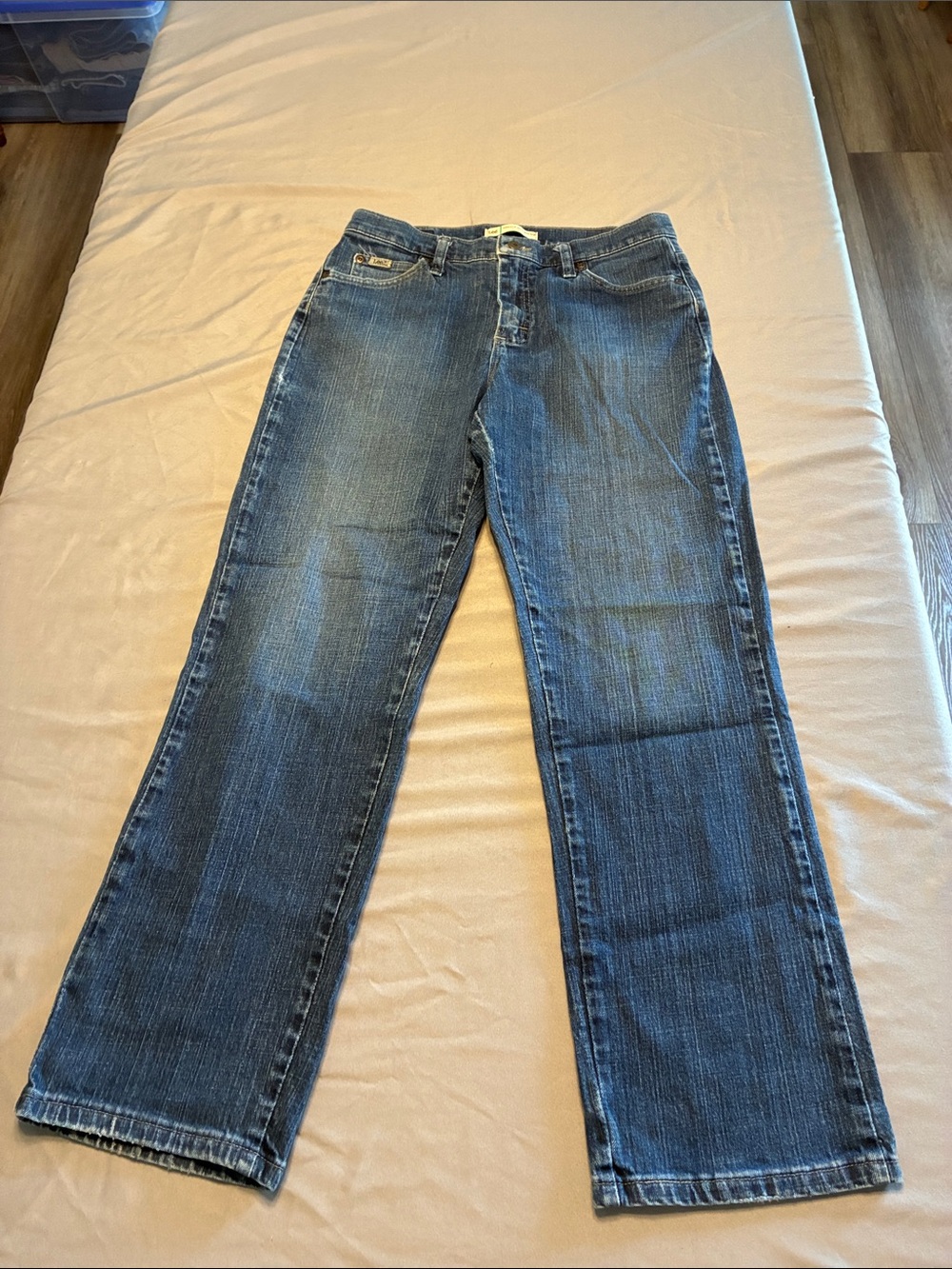 Lee Women's Bootcut Jeans in Medium Blue Wash